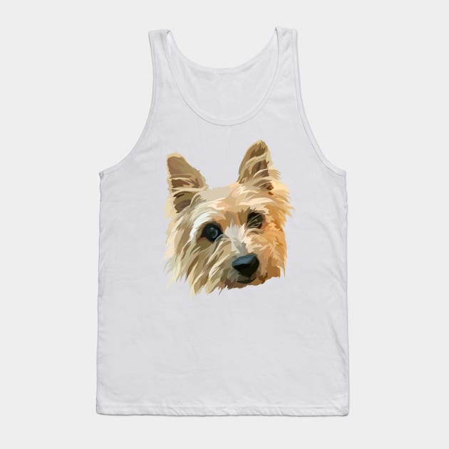 Yorkie doodle Tank Top by Poohdlesdoodles